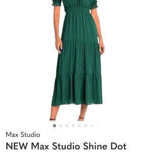 Max Studio Emerald Green Maxi Dress